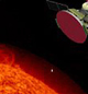 NASA på vei mot solen. Foto: Nettavisen.
