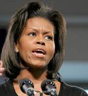 Michelle Obama overtok showet. Foto: Aftenposten.