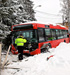 Snøen kommer og kaoset lar ikke vente på seg. Foto: Aftenposten.