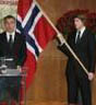 Haakon Lie ble stedt til hvile. Foto: VG.