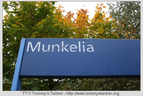 Dette er Munkelia T-banestasjon. Foto: TT.