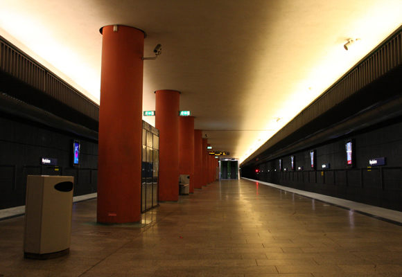 Nydalen T-banestasjon. Foto: TT.