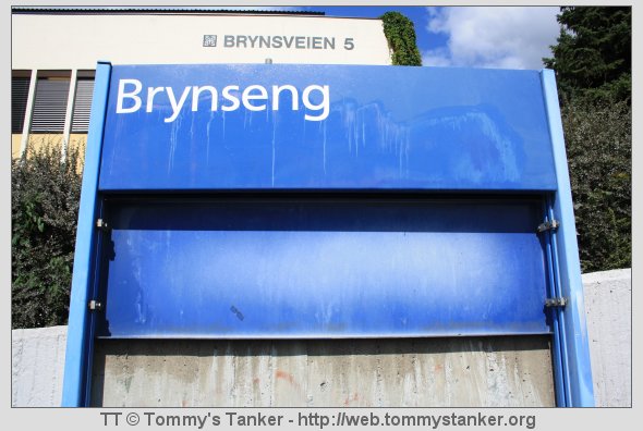 Dette er Brynseng T-banestasjon. Foto: TT.
