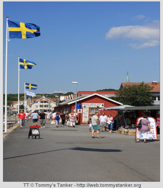 Promenaden i Grebbestad. Foto: TT.
